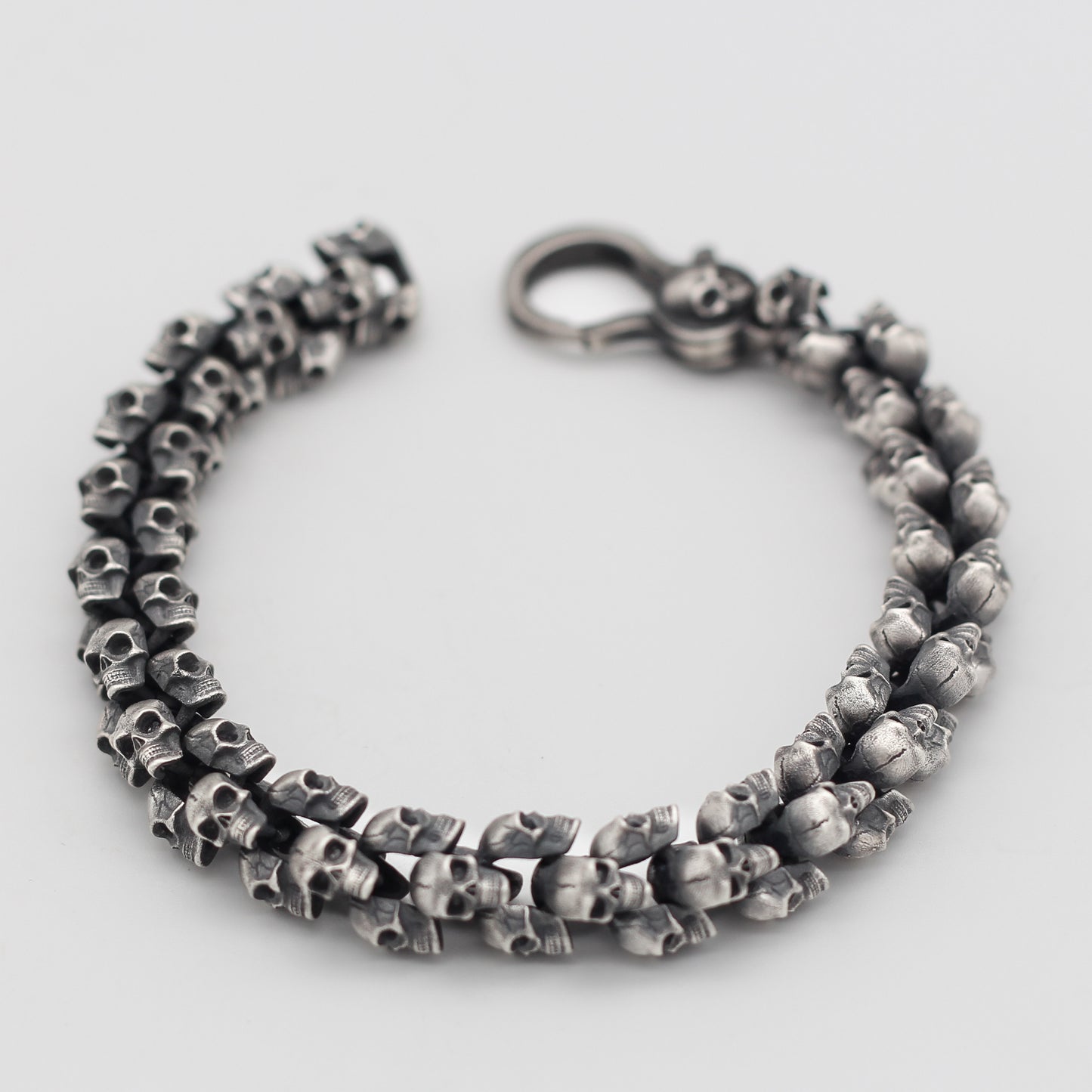 Sterling Silver Skull Bracelet
