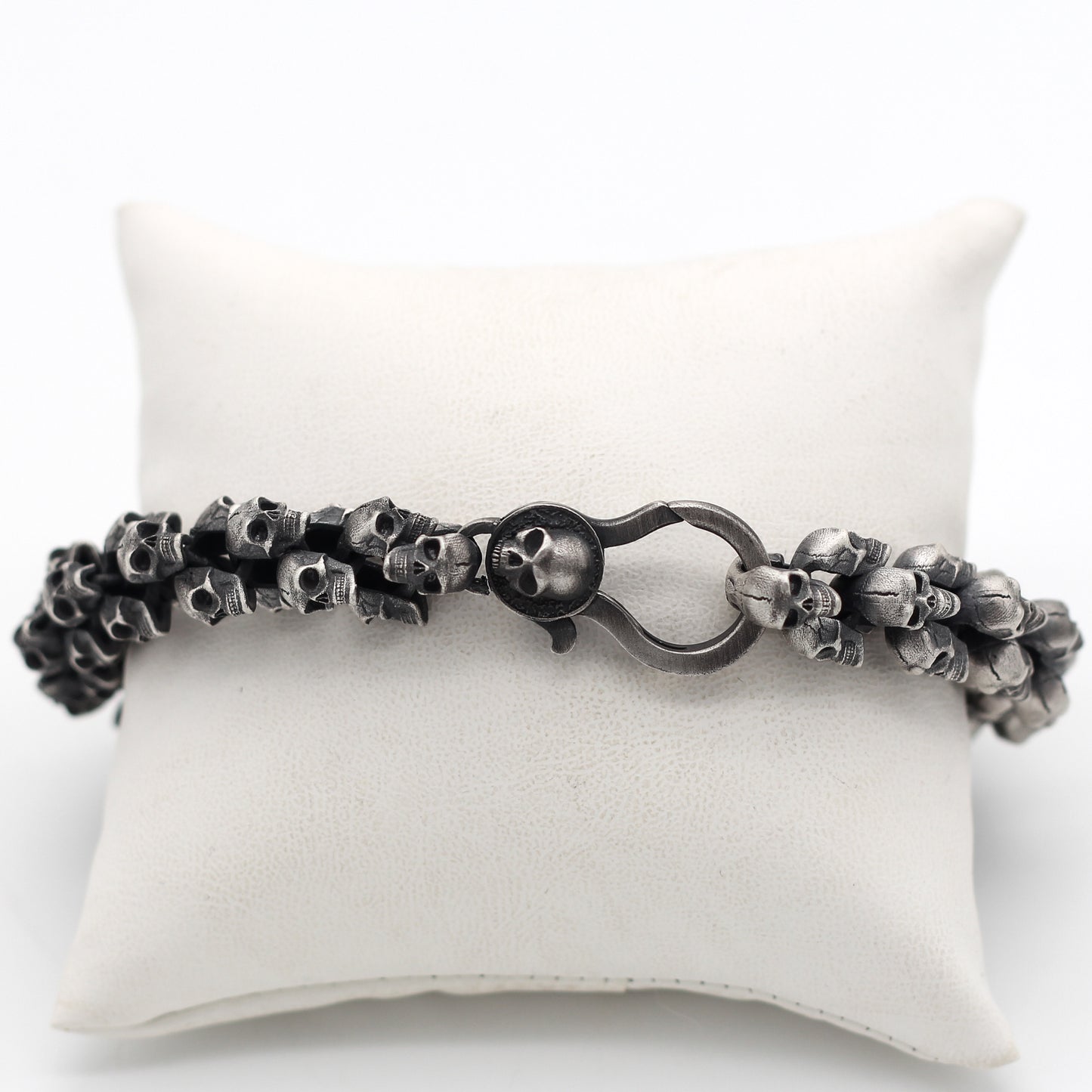 Sterling Silver Skull Bracelet