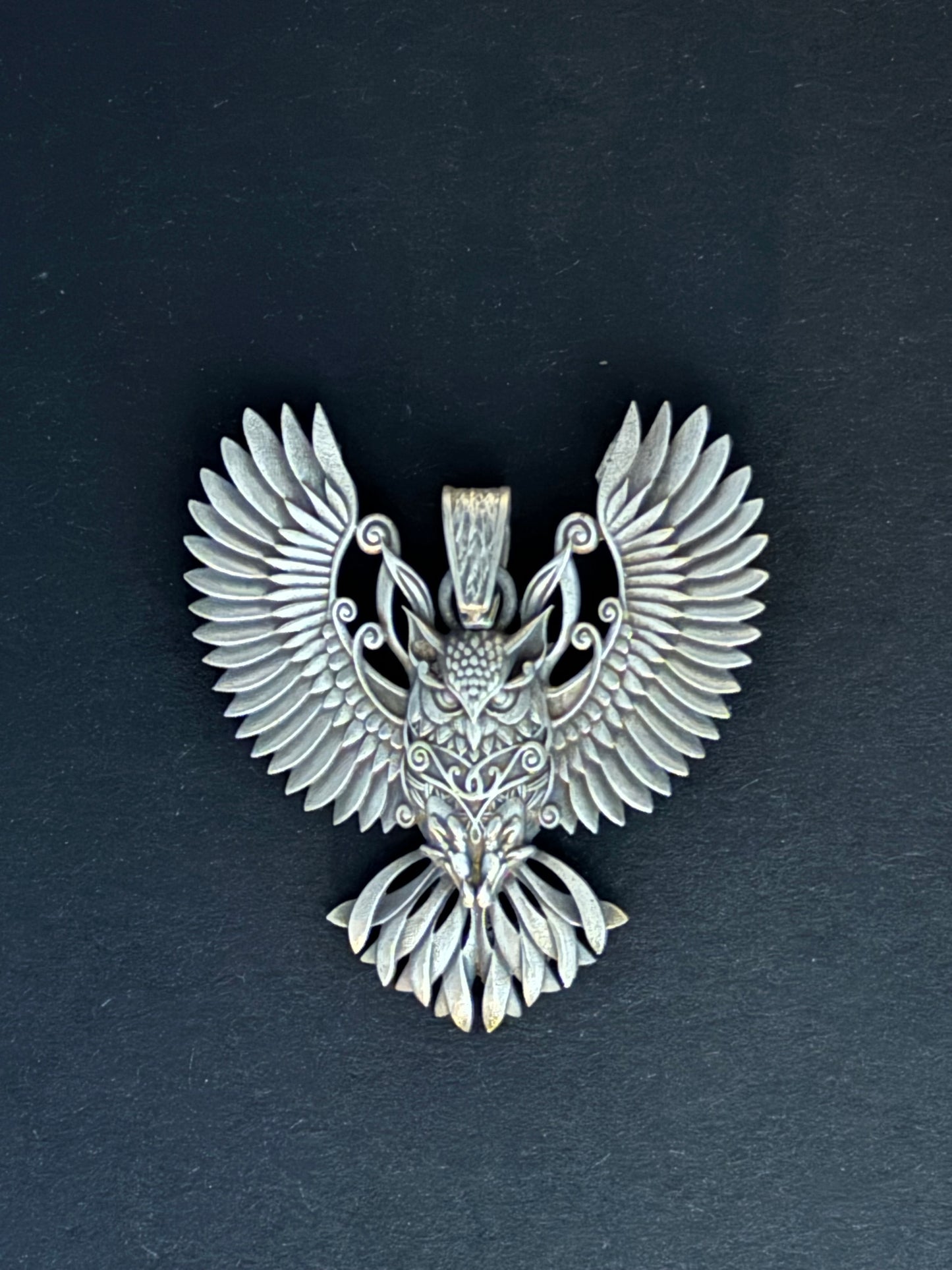 Silver Owl Necklace