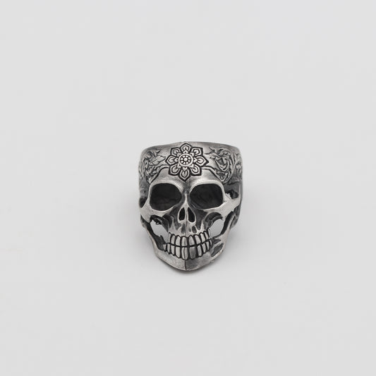 Sterling Silver Unique Skull Ring