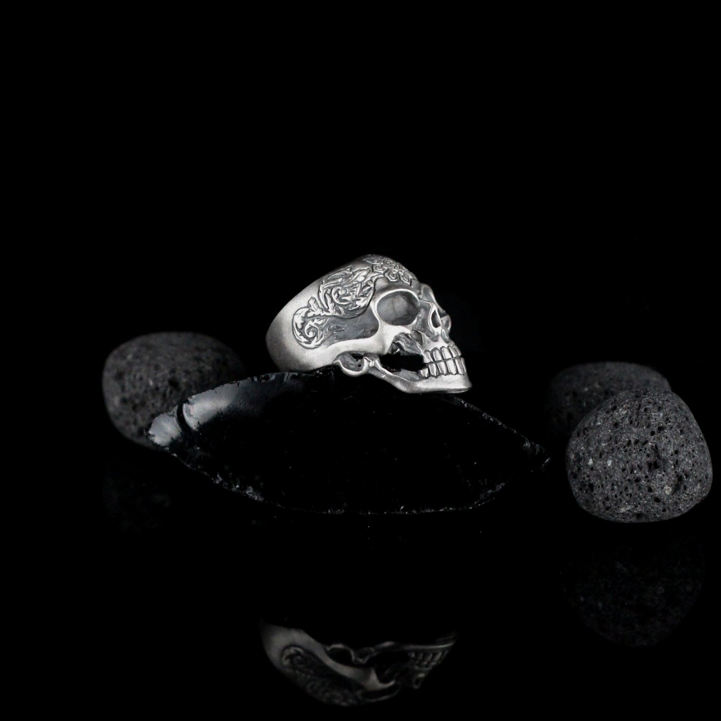 Sterling Silver Unique Skull Ring