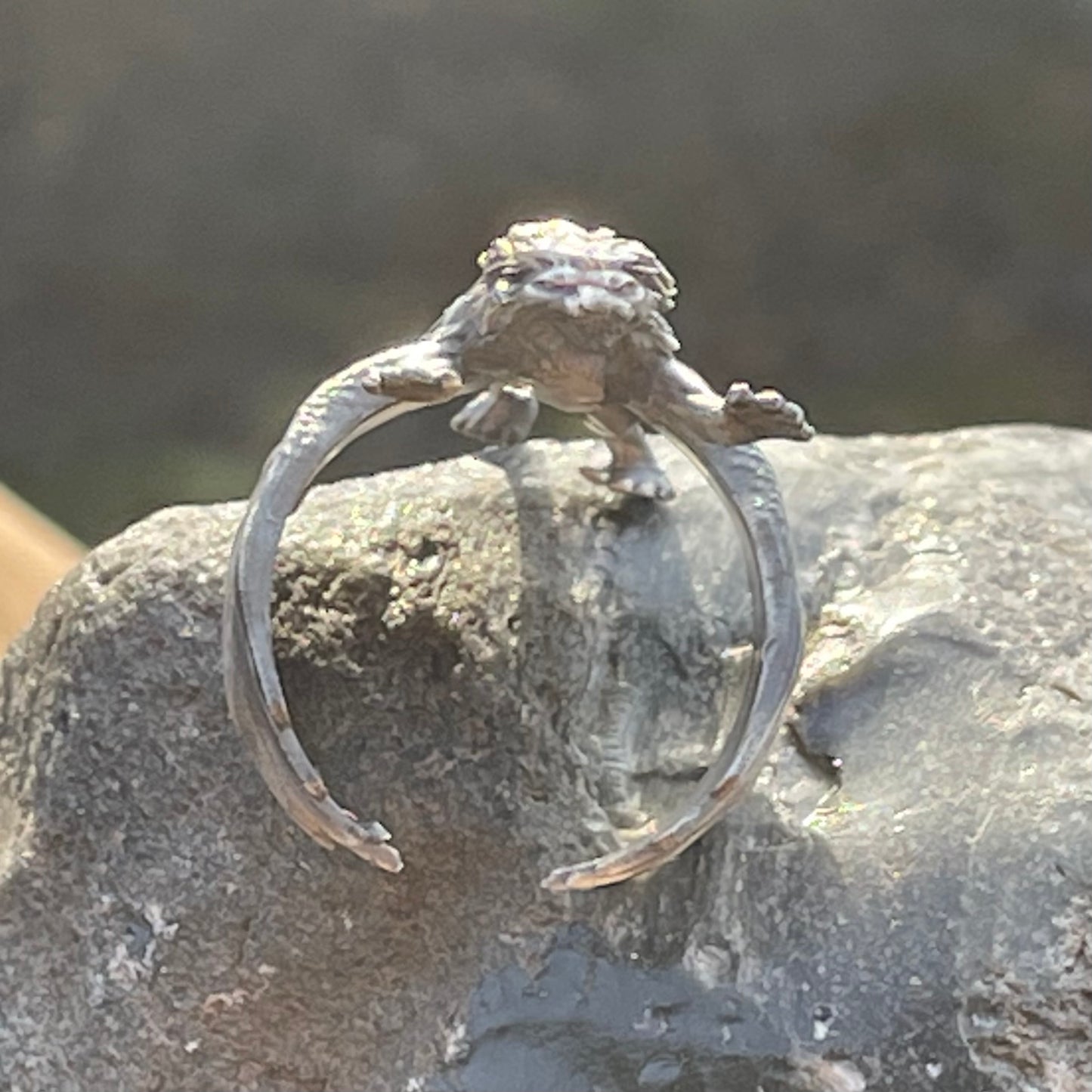 Adjustable Lion Ring