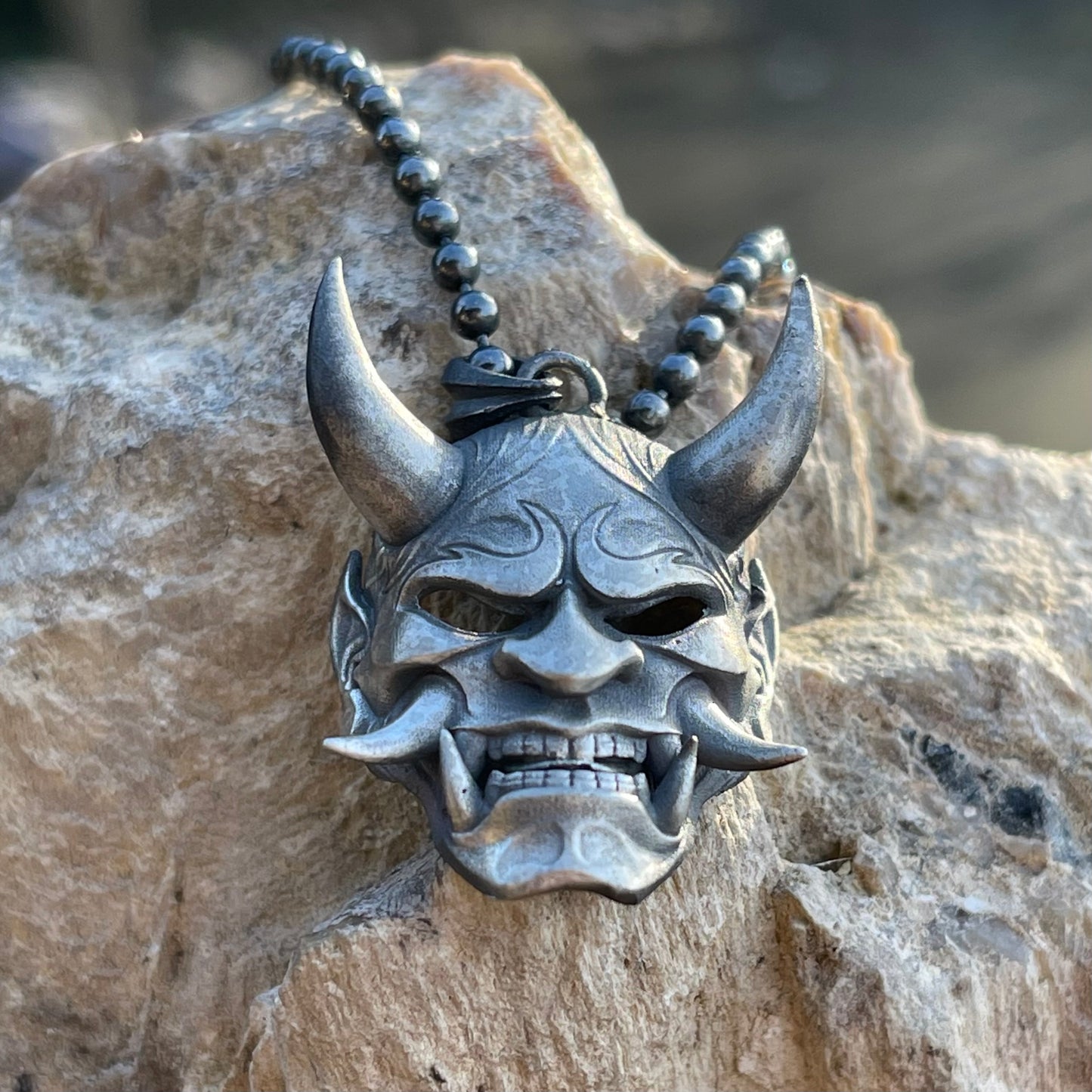 Oni Japanese Mythological Necklace