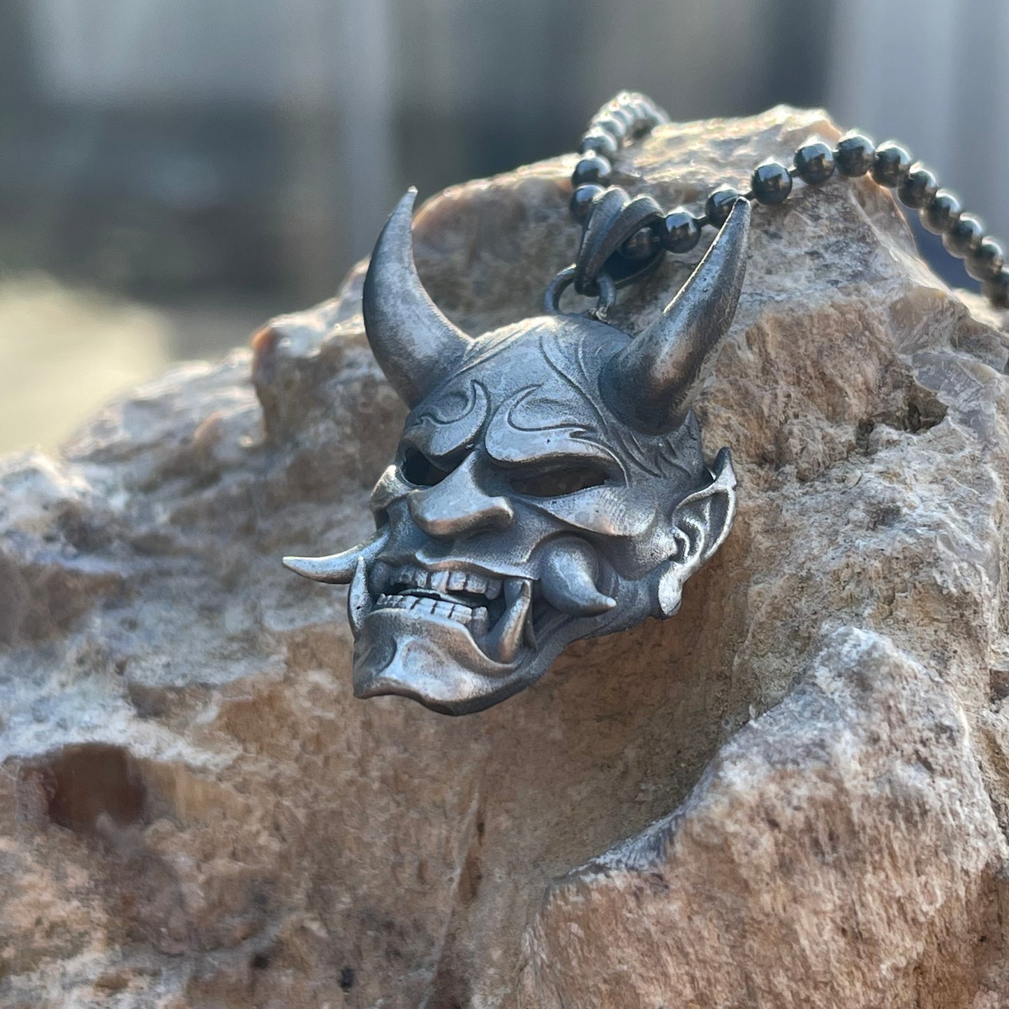 Oni Japanese Mythological Necklace