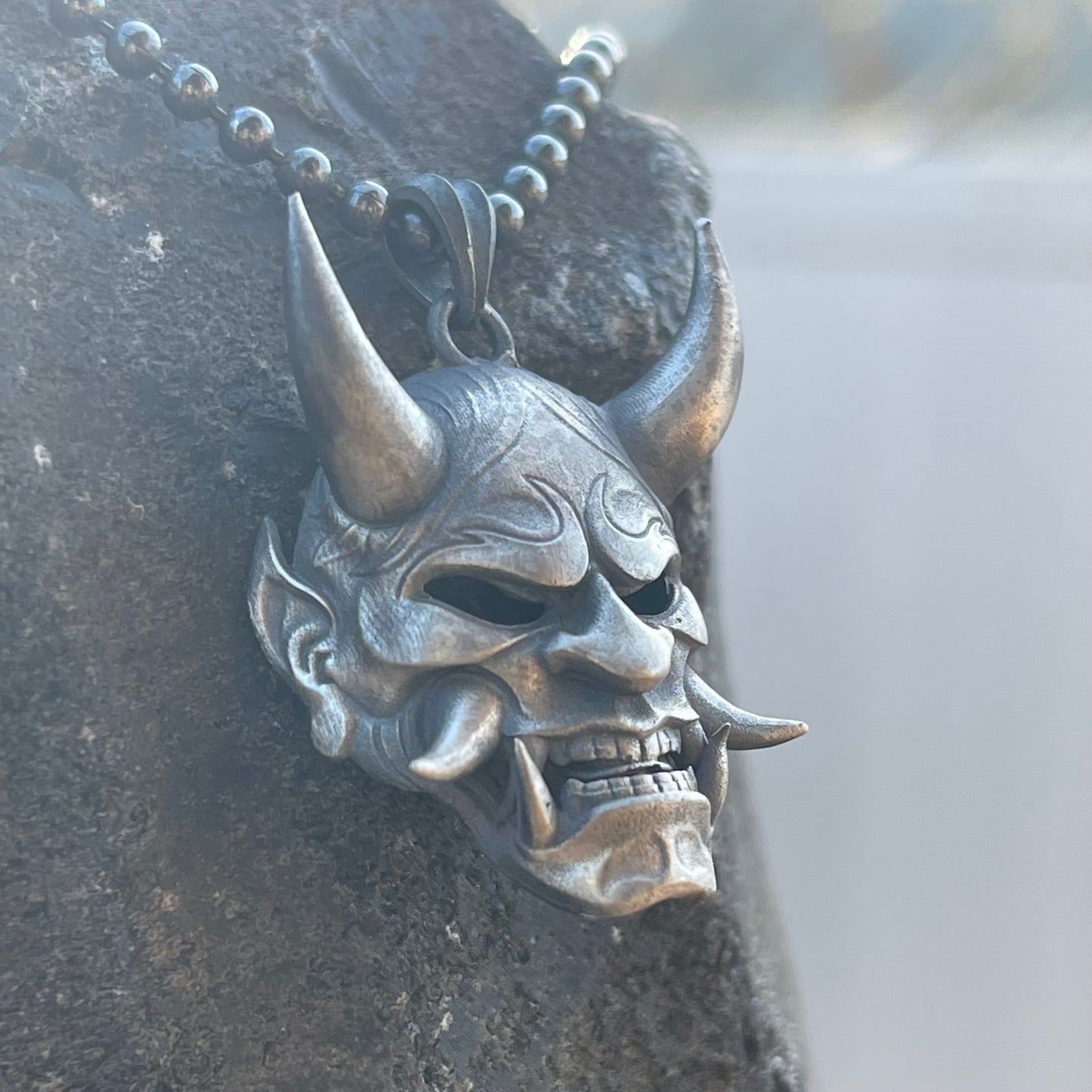 Oni Japanese Mythological Necklace